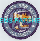 ILLINOIS,NEW SALEM CITY PATCH 1